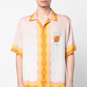 Casablanca Monogram Shirt silk new XL